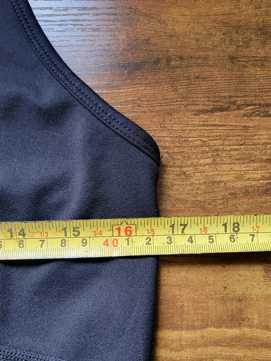 Fabletics Black Racerback Tank with Side Ruched Drawstring - Picture 5 of 5